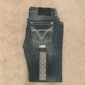 Rock & Roll Denim Men's Pistol Bootcut Jeans